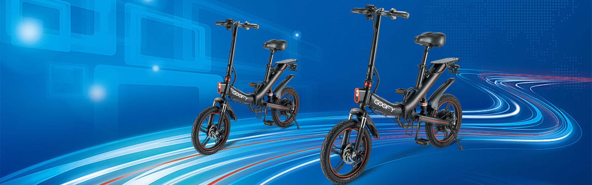 Goofy Stripe Electric Bike